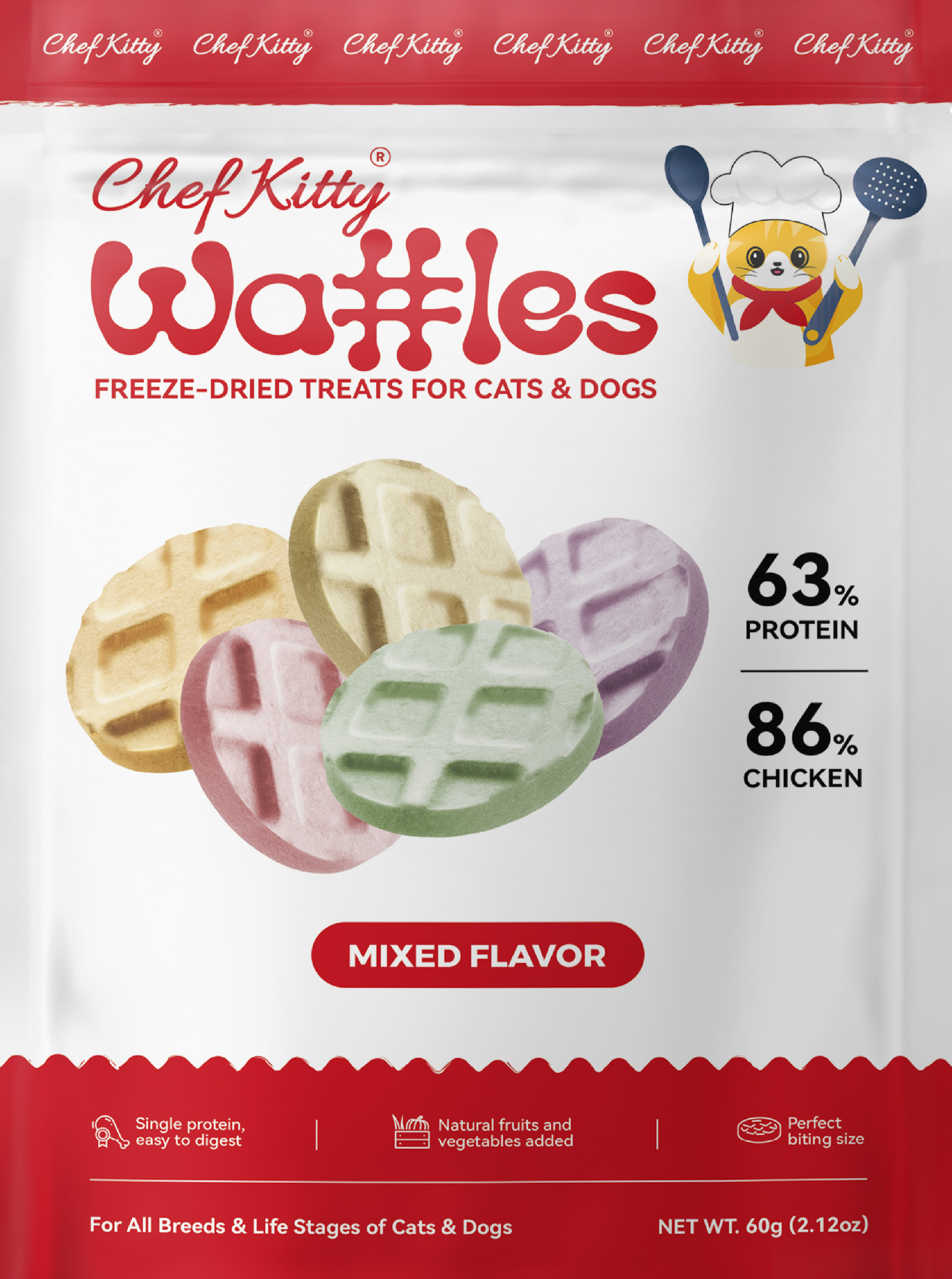 Chef Kitty Waffle Treats